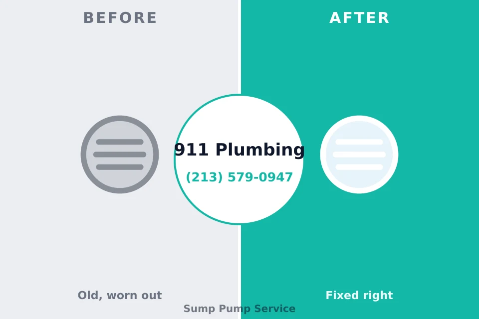 Before and after: plumbing repair Park City, TN